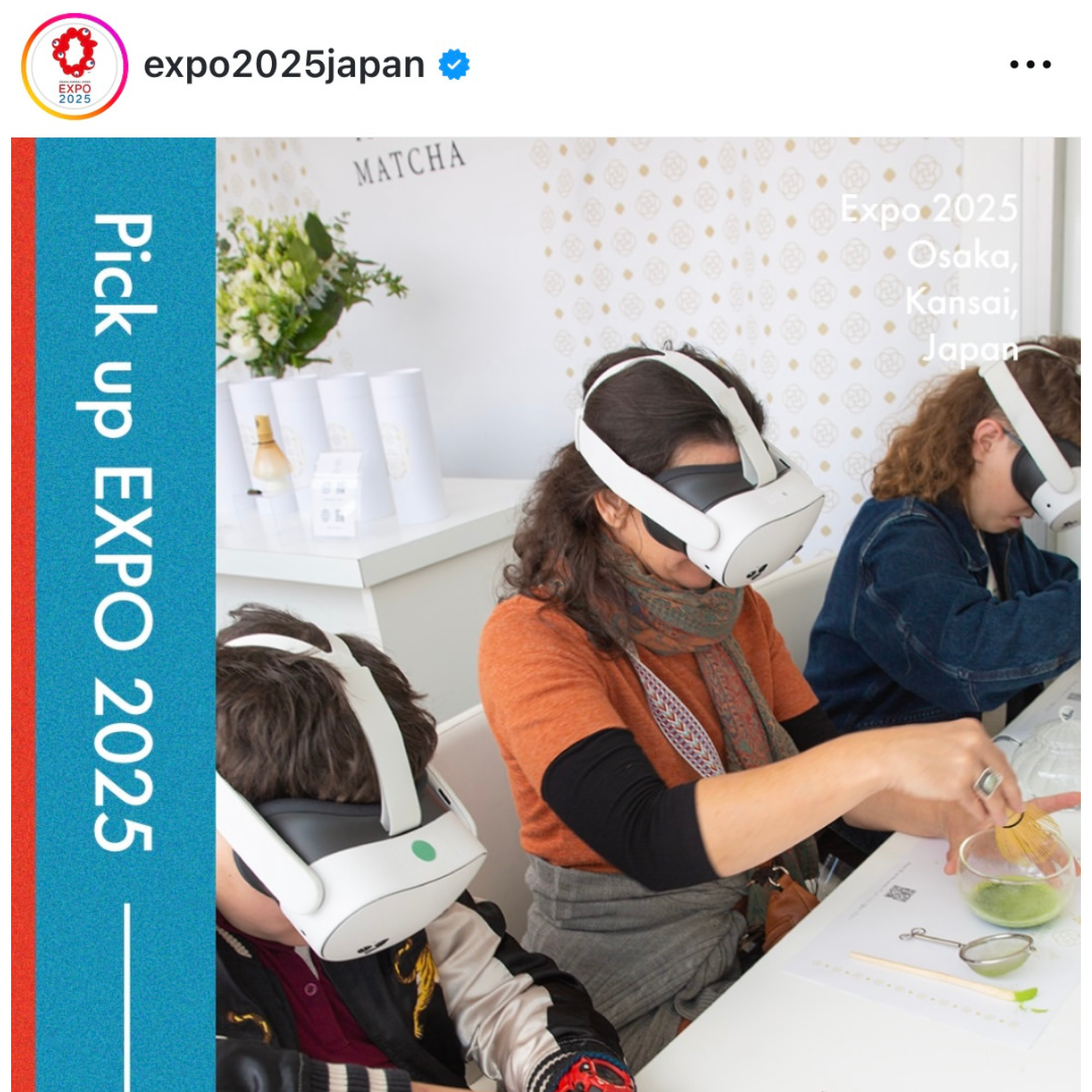 "VR × Matcha" Experience at Expo 2025 Osaka, Kansai
