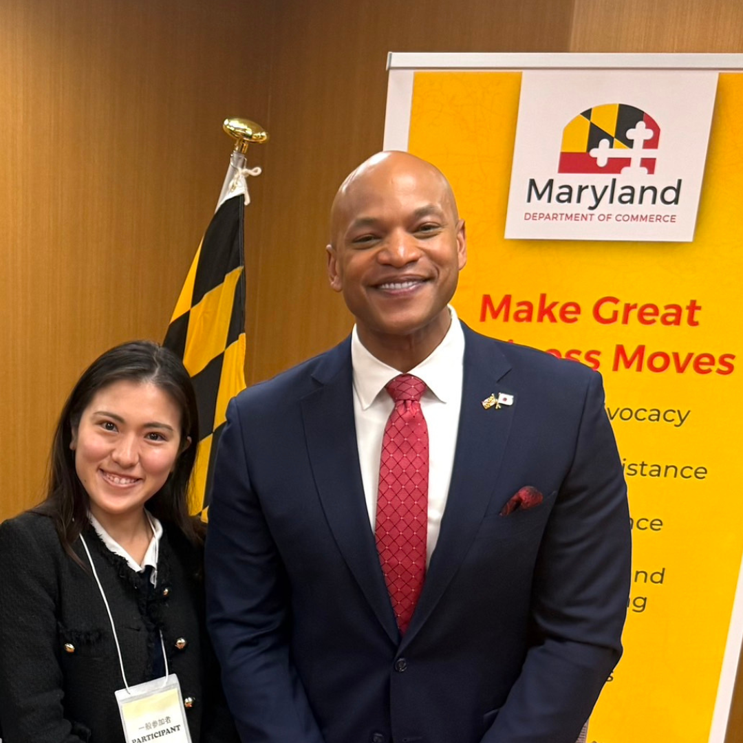 I met Governor Wes Moore of the State of Maryland.